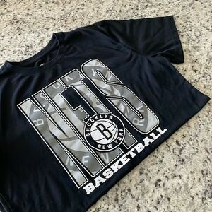 Brand New - Brooklyn Nets Basketball - Black NBA Tee Shirt - Size Large